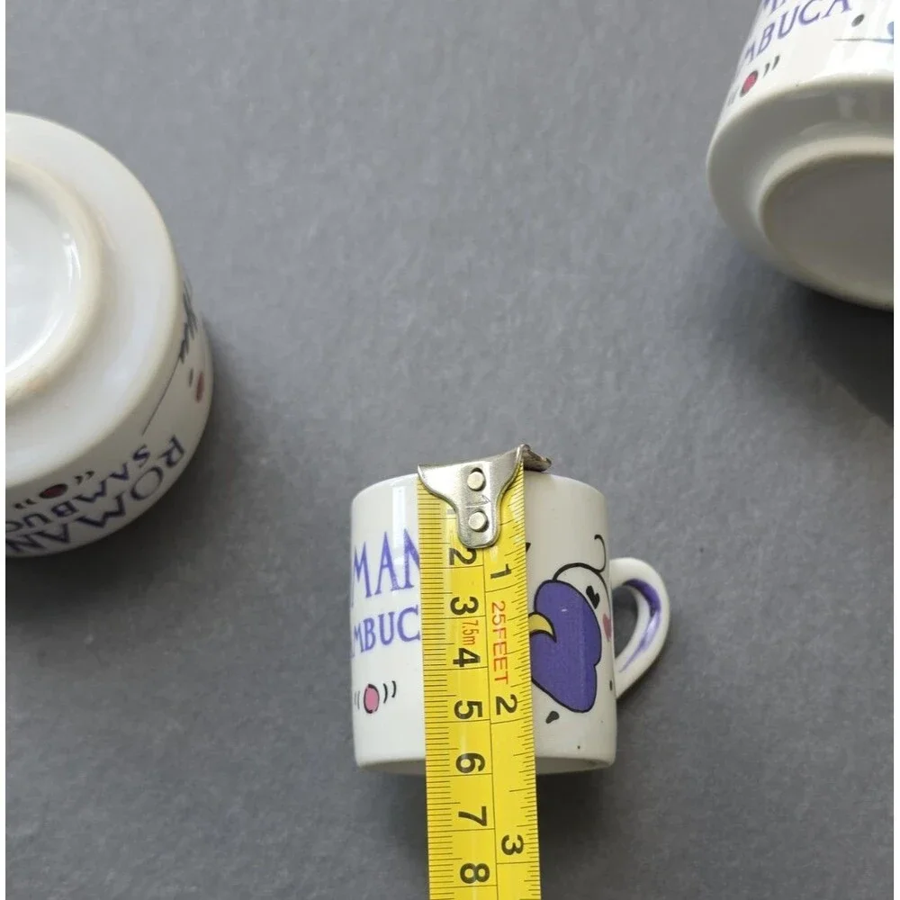 Set of 3 Romana Sambuca Coffee Espresso Cup Italy Cups